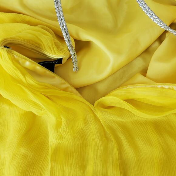 Jay Godfrey Open Back Halter Trapeze Style Dress Size 6 - Picture 5 of 12